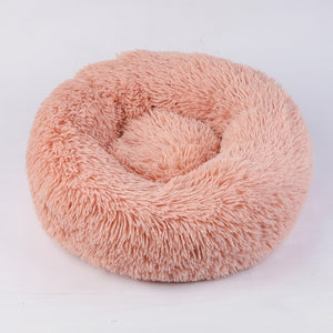 Cat Bed House Round Long Plush Super Soft Pet Dog Bed Winter Warm Sleeping Bag Puppy For Dogs Nest Products Cat Mat