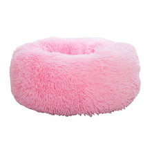 Load image into Gallery viewer, Super Soft Pet Bed Kennel Dog Round Cat Winter Warm Sleeping Bag Long Plush Puppy Cushion Mat Portable Cat Supplies 46/50/60cm
