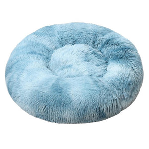 Super Soft Pet Bed Kennel Dog Round Cat Winter Warm Sleeping Bag Long Plush Puppy Cushion Mat Portable Cat Supplies 46/50/60cm